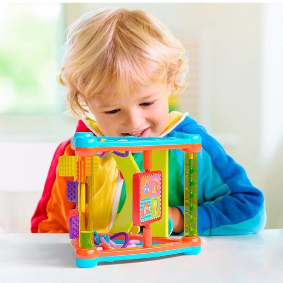 Lollipop Interactive Toddler Activity Triangle - Montessori Toys for Toddler - Picture 2 of 13